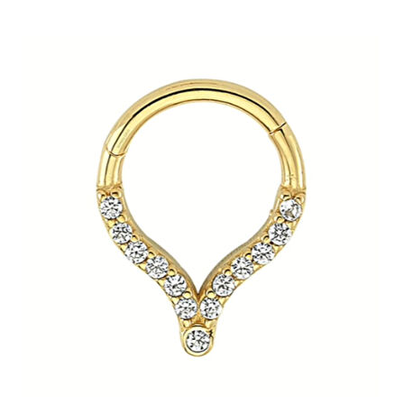 Altın Halka Piercing Suyolu 14 Ayar