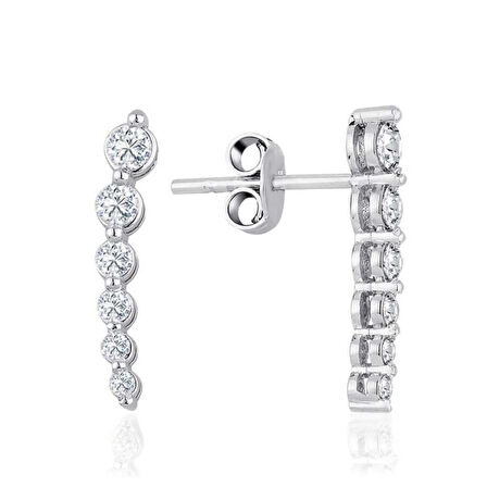 0.46 Karat Pırlanta Trend Küpe