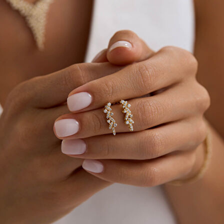 Yıldız Seli Sarı Altın Takı Seti