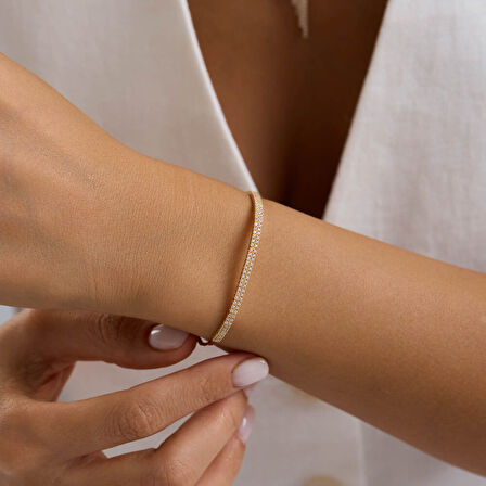 Su Yolu Set Sarı Altın İki Sıra 