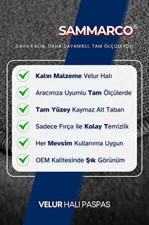 Audi A6 2011-2018 Halı Paspas Velur Paspas Kumaş Paspas Oto Paspas