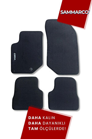 Opel Corsa 2014-2018 Halı Paspas Velur Paspas Kumaş Paspas Oto Paspas