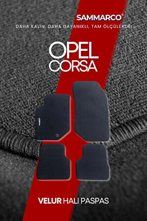Opel Corsa 2020 Sonrası Halı Paspas Velur Paspas Kumaş Paspas Oto Paspas