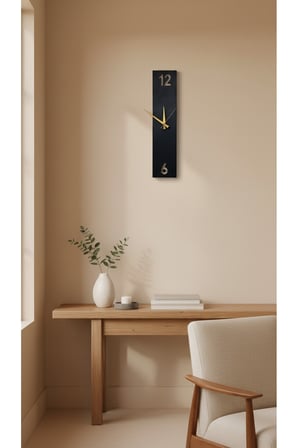 Siyah Metal Duvar Saati Modern Dekoratif Salon Ev Ofis Duvar Saati Lazer Kesim Tasarım 60 cm