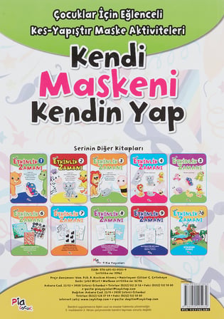 Kendi Maskeni Kendin Yap: Çocuklar İçin Eğlenceli Kes-Yapıştır Maske Aktiviteleri