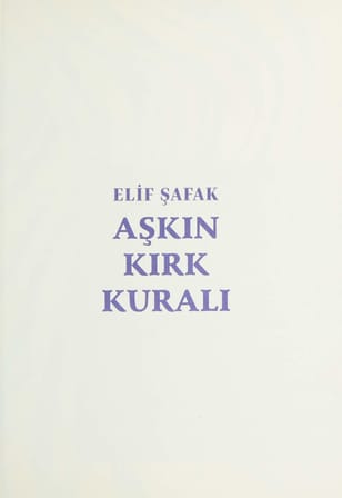 Aşkın Kırk Kuralı