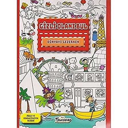 Gizli Olanı Bul-Dünyayı Gezerken (Kapak Resmi değişebilir)