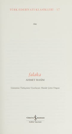 Falaka (Günümüz Türkçesiyle): Türk Edebiyatı Klasikleri - 17
