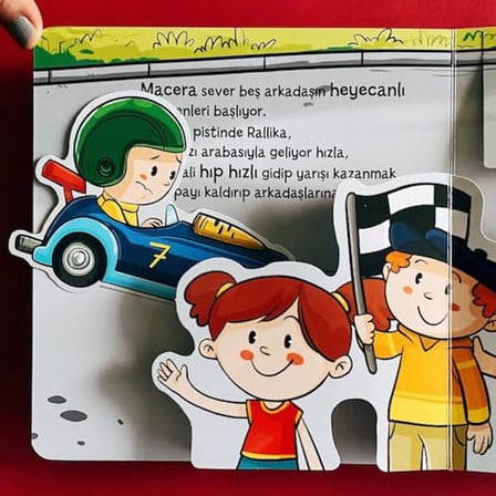 Maceracı Araçlar - Pop-Up İle Keşfet (Ciltli): Hikayeli Hareketli Kitaplar