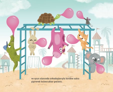 Baloncuk Bizon Banyo Yapmak İstiyor