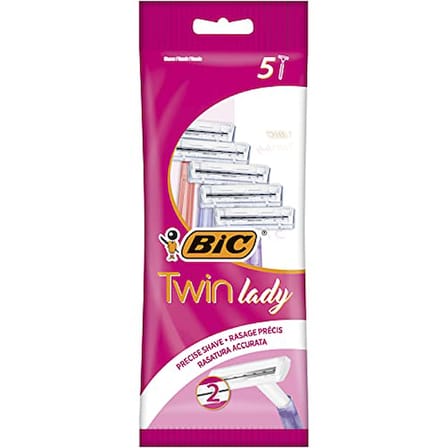 BIC Twin Lady Kadın Tıraş Bıçağı 5'li Poşet