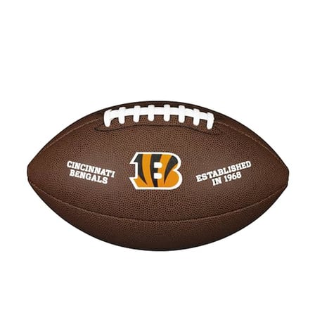 Wilson Üniseks Yetişkin NFL Team Logo Topu, Kahverengi, Resmi