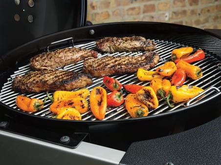 Weber Performans Premium GBS Kömür Barbekü 57 CM 15401004 Barbekü" Kömür, 126x72x102 cm, siyah