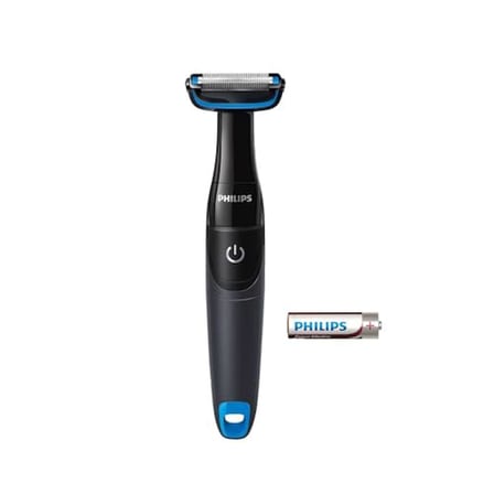 Philips Bodygroom Series 1000 su geçirmez vücut bakım makinesi, pille çalışır (model BG1024/16)