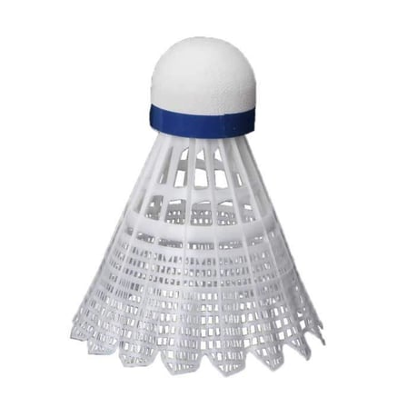 Wilson Badminton topu, Dropshot Shuttlecocks, 6'lı paket, beyaz, plastik/doğal mantar, WRT6046WH