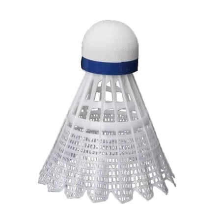 Wilson Badminton topu, Dropshot Shuttlecocks, 6'lı paket, beyaz, plastik/doğal mantar, WRT6046WH