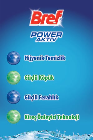 Bref WC Power Aktiv Çam Kokulu 2'li Klozet Temizleme Topları, 1 x 2 Adet, Çam 2, İkili
