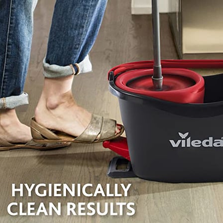 Vileda Turbo 2in1 Komple Temizlik Seti, 130 cm Uzayan Sap, Üçgen Başlık