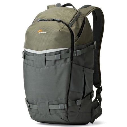 Manfrotto Lowepro Flipside Trek Bp 450 Aw Fotoğraf Makinesi Sırt Taşıma Çantası, Grey/Darkgreen