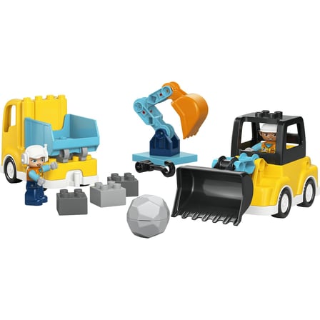 LEGO DUPLO Kasabası 3'ü 1 Arada İnşaat Araçları 10475