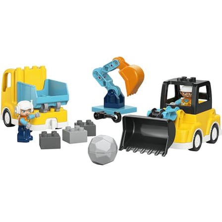 LEGO DUPLO Kasabası 3'ü 1 Arada İnşaat Araçları 10475