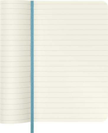 Moleskine Çizgili Mercan Mavisi Defter Cep Boy Yumuşak Kapak