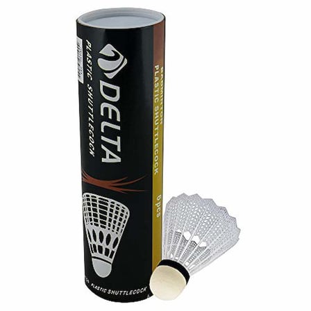 Delta Ds 6 Badminton Topu, Unisex, Beyaz, Tek Beden