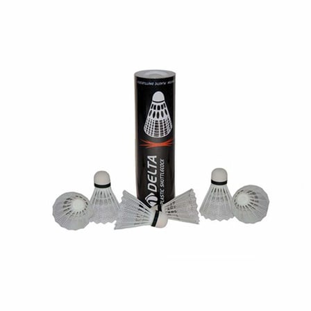 Delta Ds 6 Badminton Topu, Unisex, Beyaz, Tek Beden
