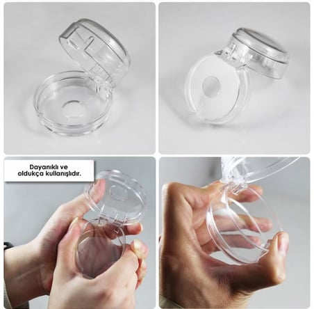 Miny Baby Ocak/Fırın Gaz Düğmesi Güvenlik Kapağı (2 Adet)