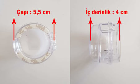 Miny Baby Ocak/Fırın Gaz Düğmesi Güvenlik Kapağı (2 Adet)