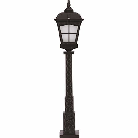 AVONNI BSU-68045-BSY-M2-OP Siyah Elektrostatik Toz Boyalı Dış Mekan Aydınlatma, E27, Aluminyum, Cam, 23cm