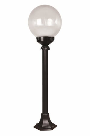AVONNI BSU-68160-BSY-M3-B Siyah Elektrostatik Toz Boyalı Dış Mekan Aydınlatma, E27, ABS, Cam, 25cm
