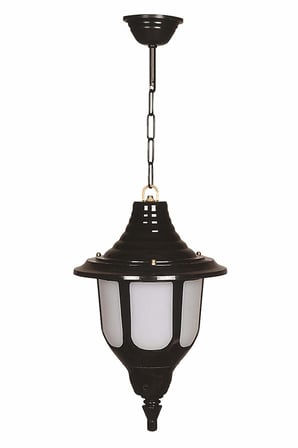 Avonni Bfe-68190-Bsy Siyah Elektrostatik Toz Boyalı Dış Mekan Aydınlatma, E27, Abs, Polikarbon Cam, 24Cm
