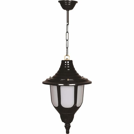 Avonni Bfe-68190-Bsy Siyah Elektrostatik Toz Boyalı Dış Mekan Aydınlatma, E27, Abs, Polikarbon Cam, 24Cm