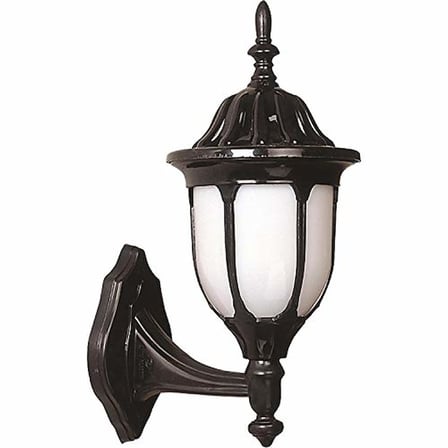 AVONNI BAP-68178-BSY Siyah Elektrostatik Toz Boyalı Dış Mekan Aydınlatma, E27, ABS, Polikarbon Cam, 23x16cm