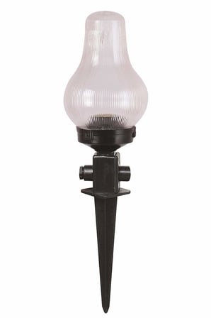 AVONNI BBO-68164-BSY Siyah Elektrostatik Toz Boyalı Dış Mekan Aydınlatma, E27, ABS, Cam, 20cm