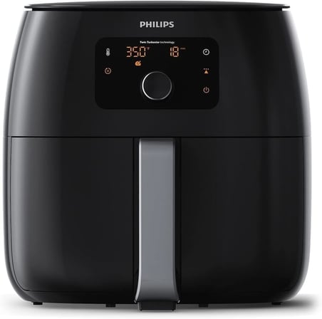 PHILIPS Yağ Temizleme Teknolojisi, 3 Lbs, , Mutfak Aletleri Dijital İkiz TurboStar Airfryer XXL