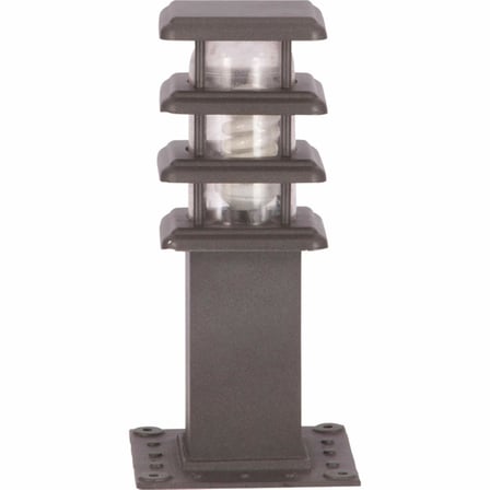 AVONNI BSU-68149-GR-K Gri Elektrostatik Toz Boyalı Dış Mekan Aydınlatma, E27, Aluminyum, Polikarbon/ Cam, 20cm