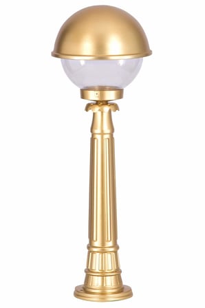 AVONNI BSU-68060-BSA-BOP Sarı Elektrostatik Toz Boyalı Dış Mekan Aydınlatma, E27, Aluminyum, Polikarbon Cam, 30cm