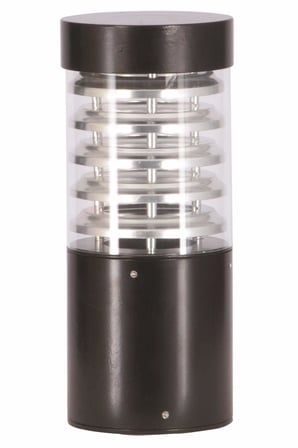 AVONNI BSU-68154-BSY-K Siyah Elektrostatik Toz Boyalı Dış Mekan Aydınlatma, E27, Aluminyum, Polikarbon Cam, 16cm