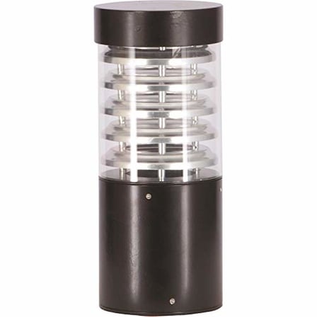 AVONNI BSU-68154-BSY-K Siyah Elektrostatik Toz Boyalı Dış Mekan Aydınlatma, E27, Aluminyum, Polikarbon Cam, 16cm