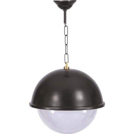 AVONNI BFE-68064-BSY-OP Siyah Elektrostatik Toz Boyalı Dış Mekan Aydınlatma, E27, Aluminyum, Polikarbon Cam, 30cm