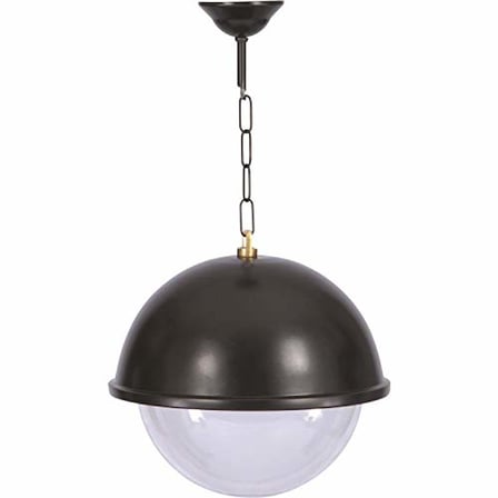 AVONNI BFE-68064-BSY-OP Siyah Elektrostatik Toz Boyalı Dış Mekan Aydınlatma, E27, Aluminyum, Polikarbon Cam, 30cm
