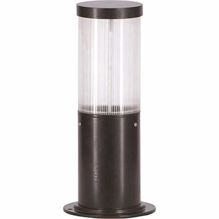 AVONNI BSU-68137-BSY-K Siyah Elektrostatik Toz Boyalı Dış Mekan Aydınlatma, E27, Aluminyum, Polikarbon Cam, 10cm
