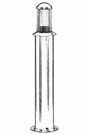 AVONNI BSU-68137-BSY-M2-B Siyah Elektrostatik Toz Boyalı Dış Mekan Aydınlatma, E27, Aluminyum, Polikarbon Cam, 12cm