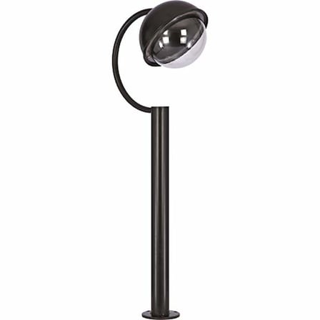 AVONNI BSU-68064-BSY-M2 Siyah Elektrostatik Toz Boyalı Dış Mekan Aydınlatma, E27, Aluminyum, Döküm Dip, Polikarbon Cam, 45cm