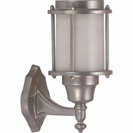 Avonni BAP-68130-GR Gri Elektrostatik Toz Boyalı Dış Mekan Aydınlatma, E27, Aluminyum, Polikarbon Cam, 25 Cm