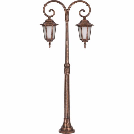 AVONNI BSU-68061-BSY-M2-BOP Kahverengi Elektrostatik Toz Boyalı Dış Mekan Aydınlatma, E27, Aluminyum, Cam, 56cm
