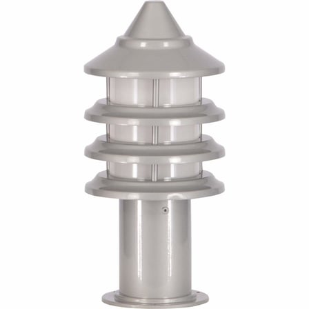 AVONNI BSU-68133-BBY-K Beyaz Elektrostatik Toz Boyalı Dış Mekan Aydınlatma, E27, Aluminyum, Polikarbon Cam, 18cm