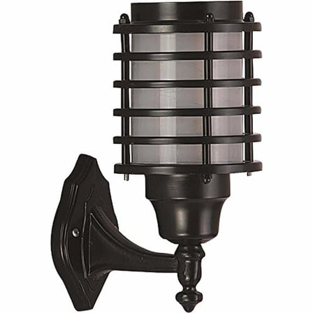 AVONNI BAP-68128-BSY Siyah Elektrostatik Toz Boyalı Dış Mekan Aydınlatma, E27, Aluminyum, Polikarbon Cam, 25cm